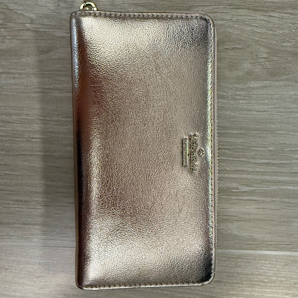 Kate Spade Metallic Clutch